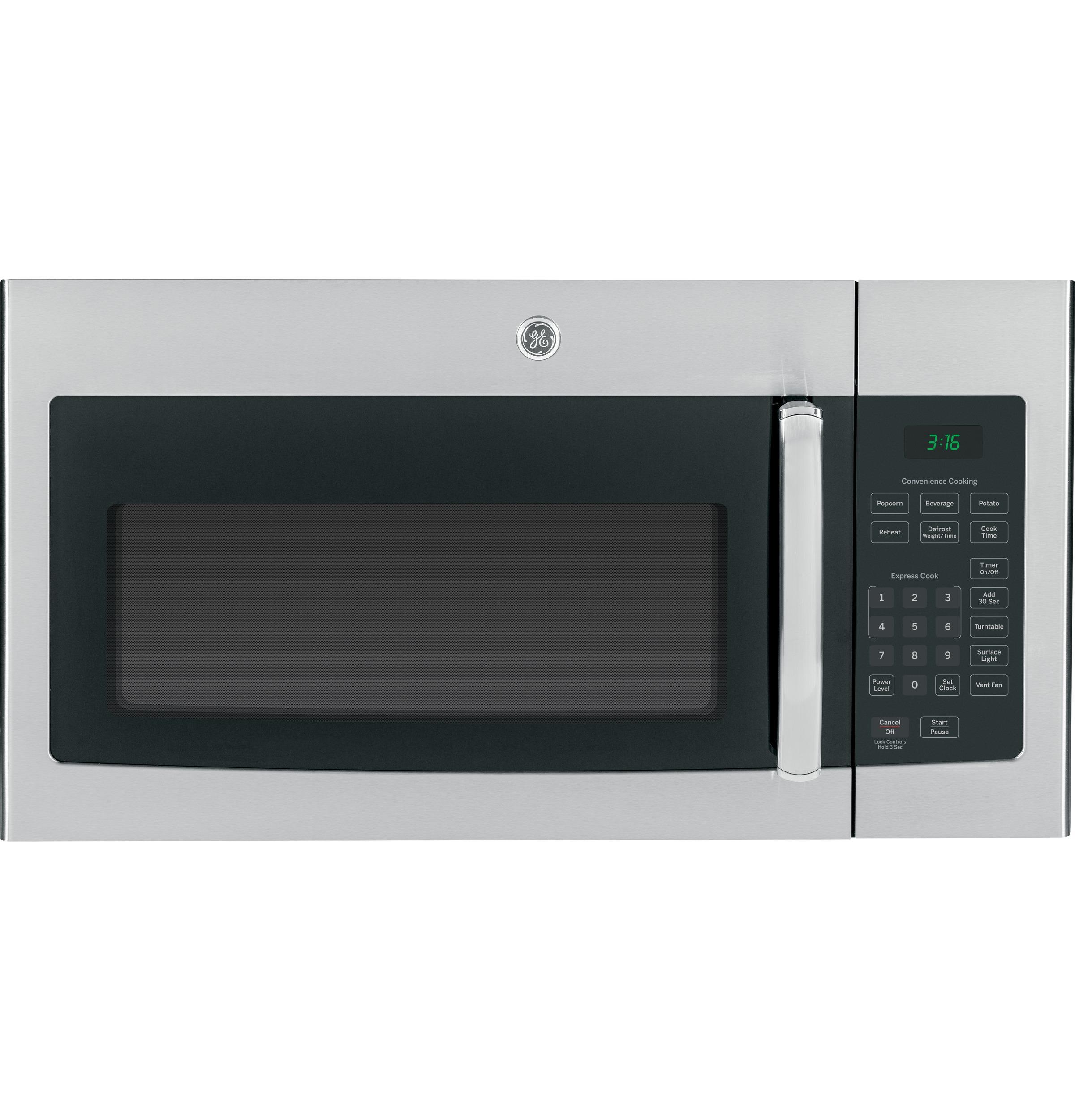 GE Appliances 1.6 Cu. Ft. OvertheRange Microwave Oven with Convenience Cooking Controls
